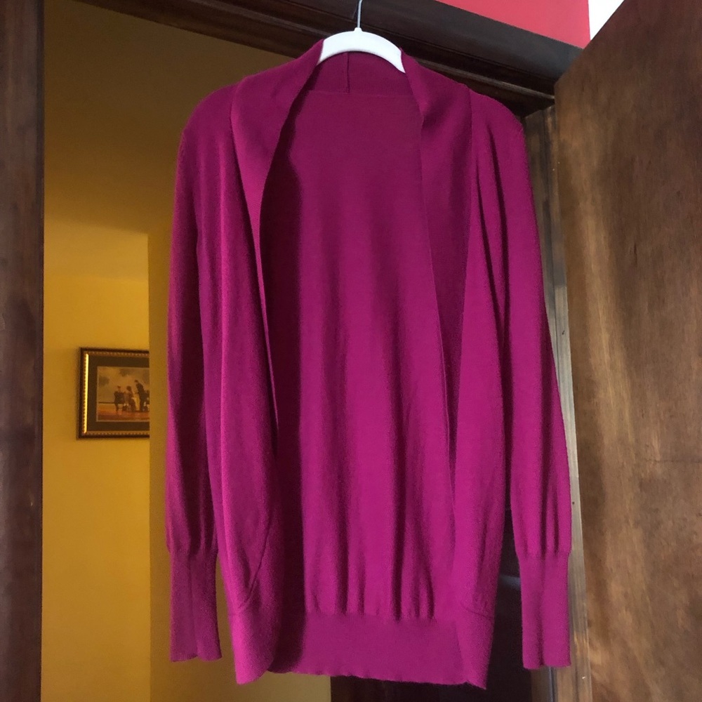Plum colored American Eagle cardigan